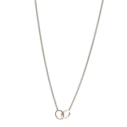 Cartier 18K Pink Gold Interlocking LOVE Necklace 1 of 10