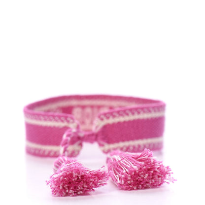 Christian Dior Woven Cotton J'Adior Friendship Bracelet Pink 2 of 3