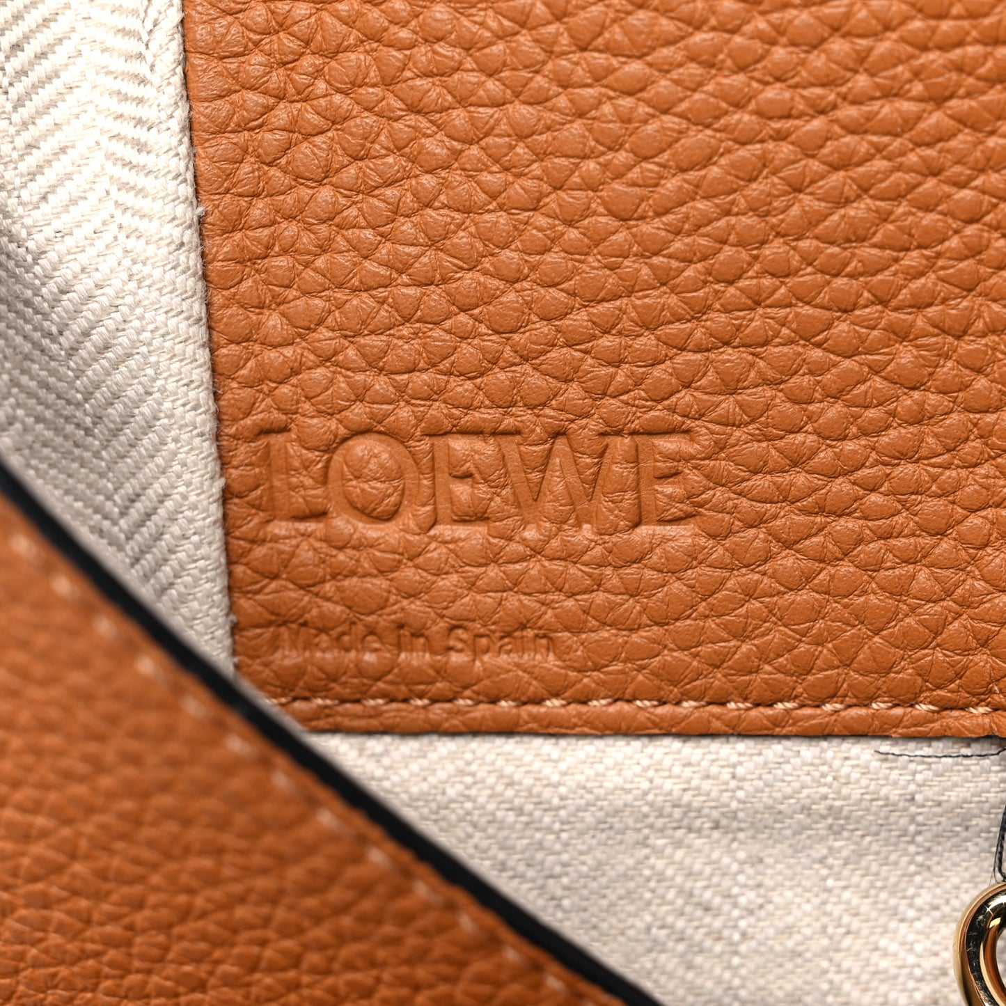 Calfskin Medium Hammock Shoulder Bag Light Caramel