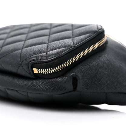 Chanel Caviar Quilted Business Affinity Waist Belt Bag Black 9 of 10