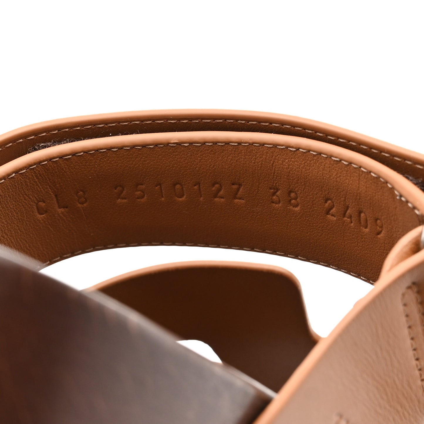 Calfskin Womens Kos Clog 38 Naturel
