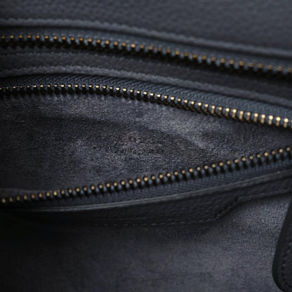 Celine Baby Drummed Calfskin Micro Luggage Kohl 8 of 11