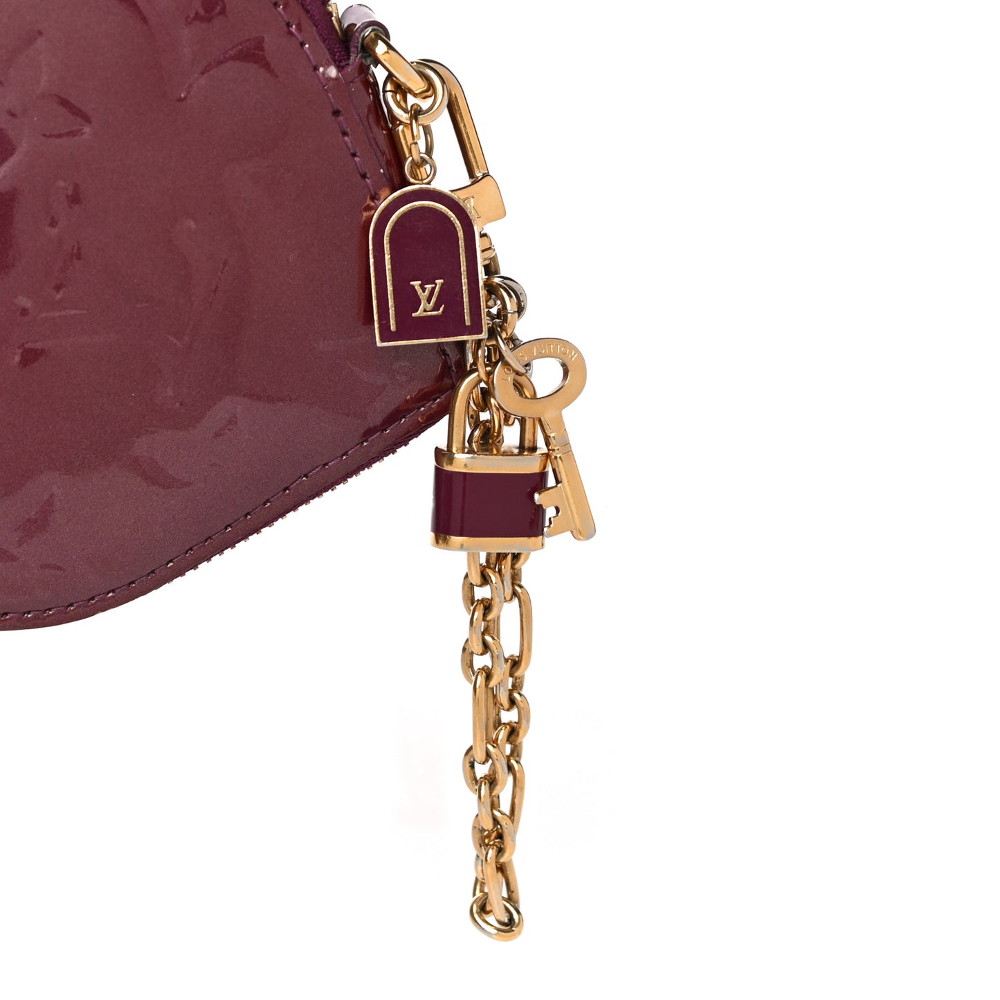 Vernis Heart Coin Purse Violet