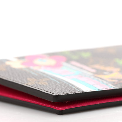 Louis Vuitton Monogram 2021 Christmas Animation Hollywood Passport Cover Fuchsia 8 of 9