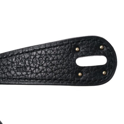 Hermes Taurillon Clemence Lindy 26 Black 6 of 9