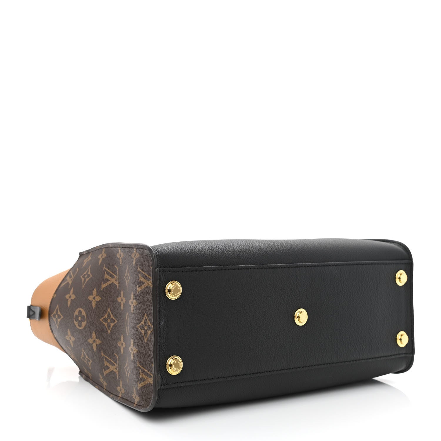 Louis Vuitton Calfskin Monogram On My Side Black 4 of 9
