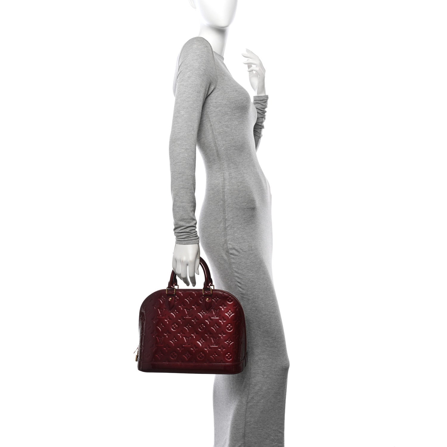 Louis Vuitton Vernis Alma PM Rouge Fauviste 2 of 10