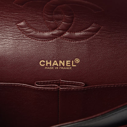 Chanel Lambskin Quilted Medium Double Flap Black 6 of 11