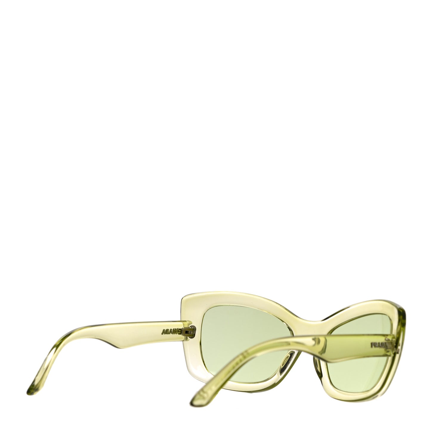 Cat Eye Sunglasses SPR 19M Transparent Green