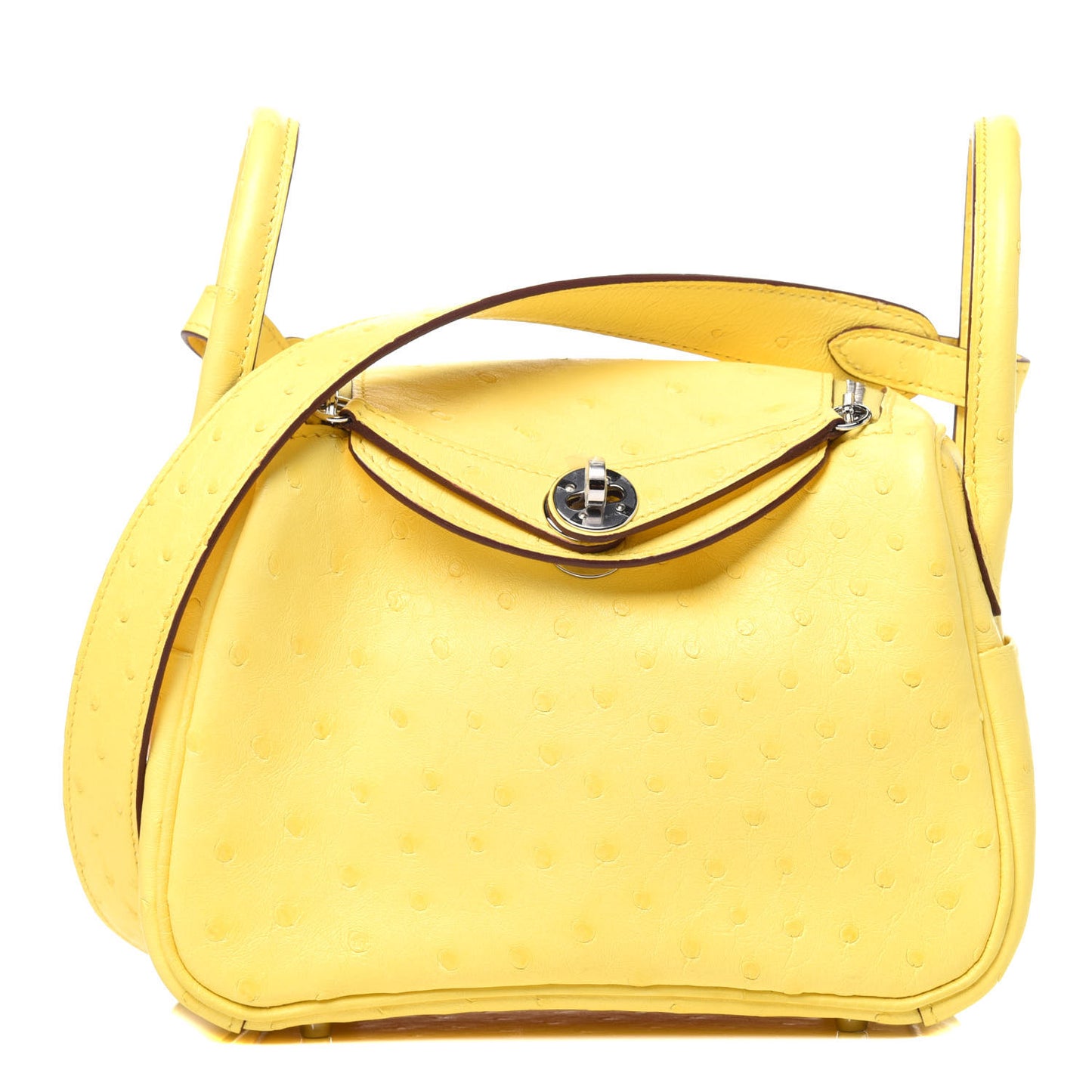 Ostrich Mini Lindy 20 Jaune Citron