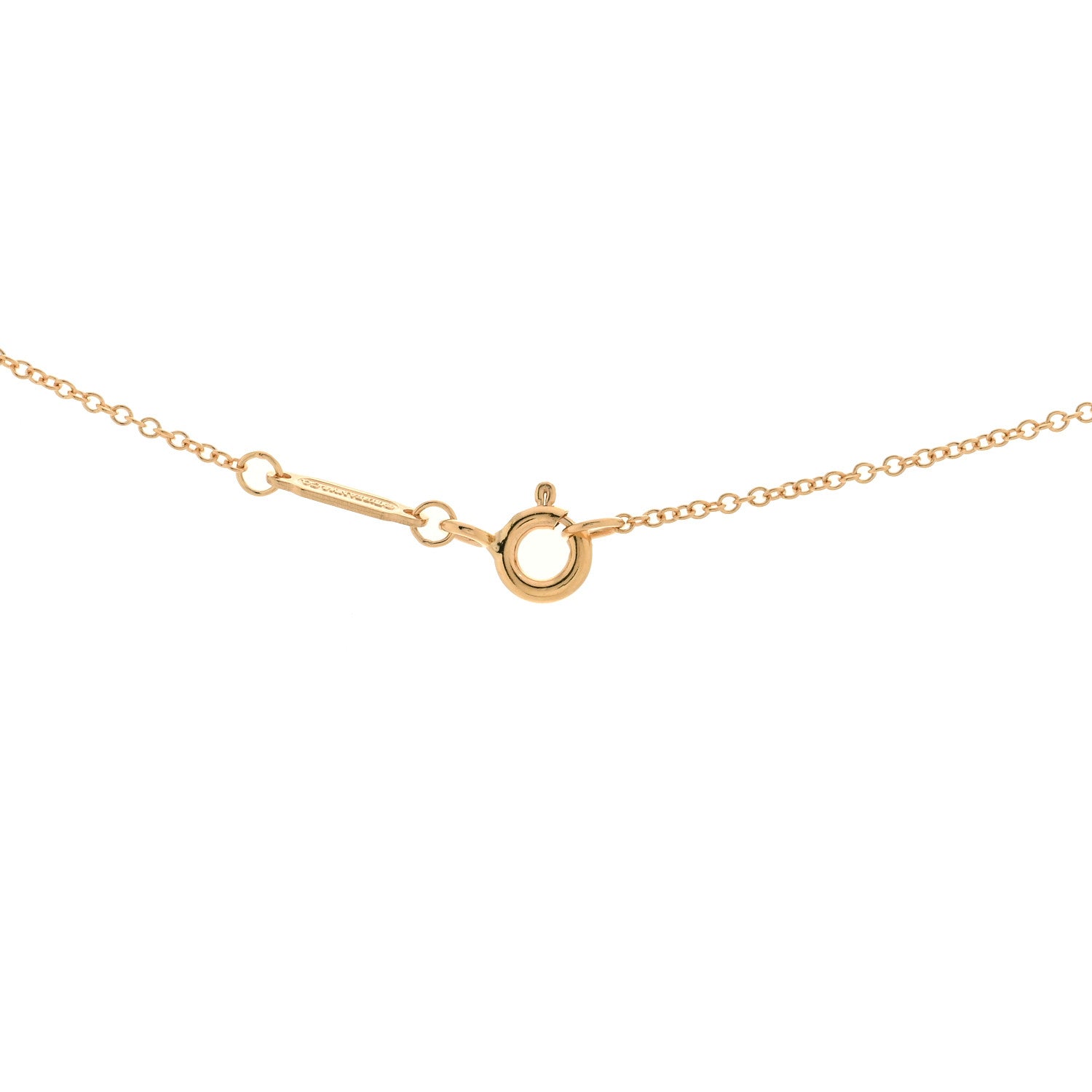 Tiffany 18K Rose Gold Infinity Pendant Necklace 3 of 3