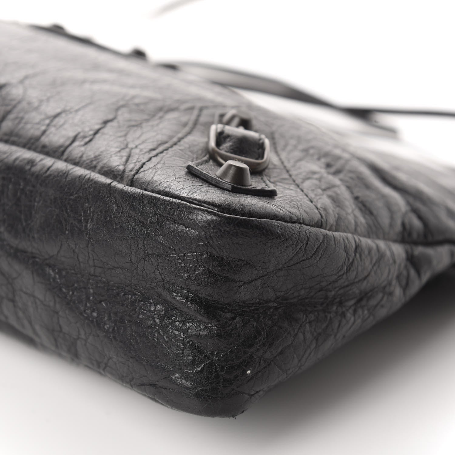 Balenciaga Agneau Classic Hardware Premier Clutch Black 7 of 10