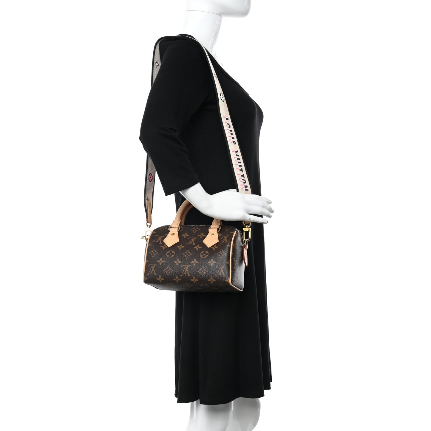Monogram Speedy Bandouliere 20 Black