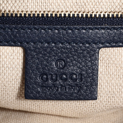 Gucci Cellarius Calfskin Medium Soho Working Tote Blue 6 of 8