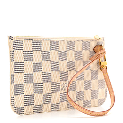 Louis Vuitton Damier Azur Neverfull PM Pochette 2 of 6