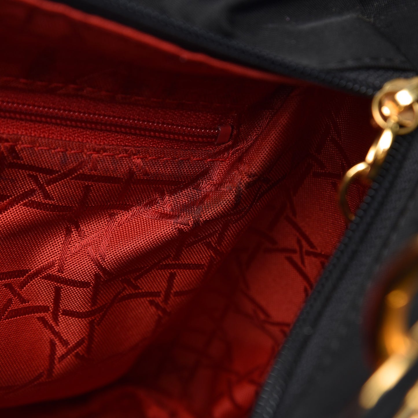 Nylon Cannage Large Lady Dior Black