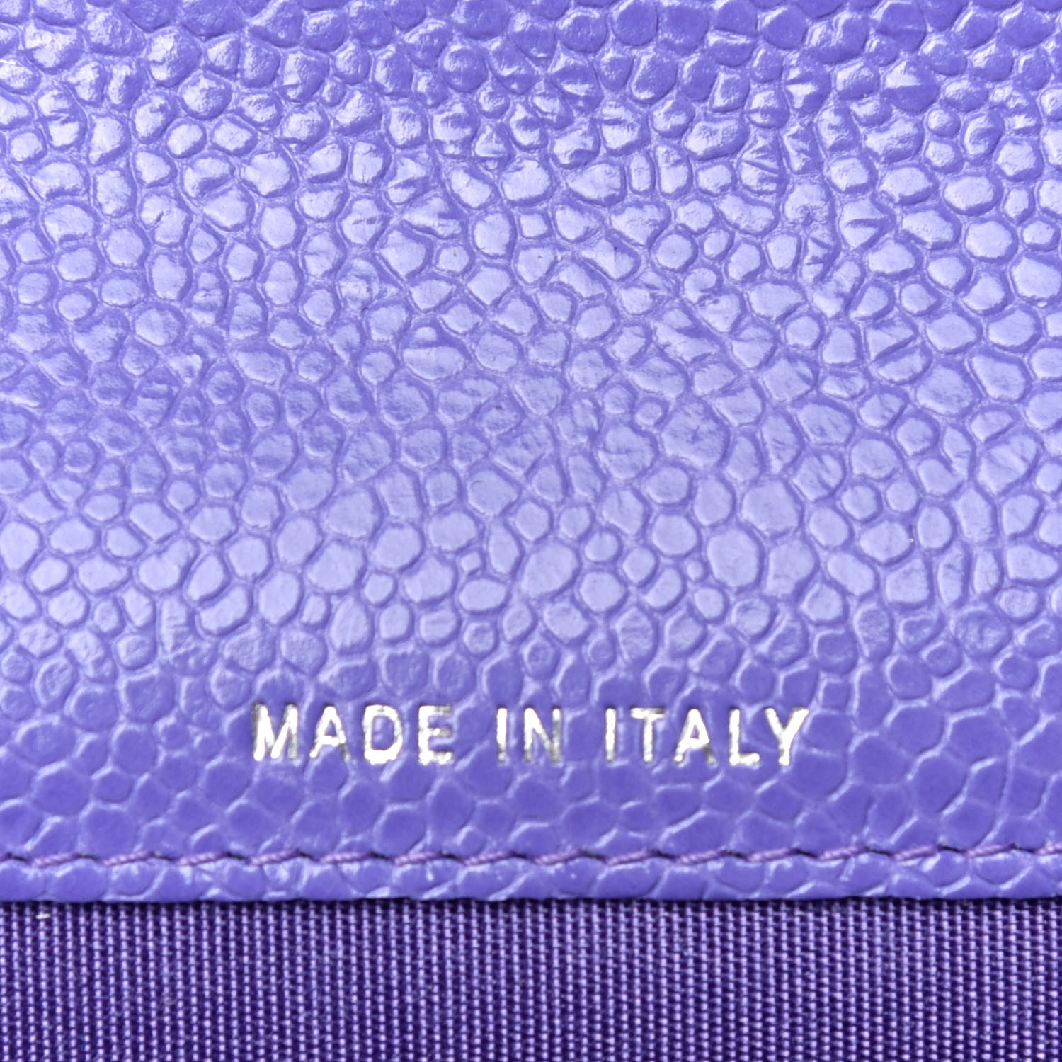 Chanel Caviar Quilted Incognito Flap Card Holder Purple 7 of 9