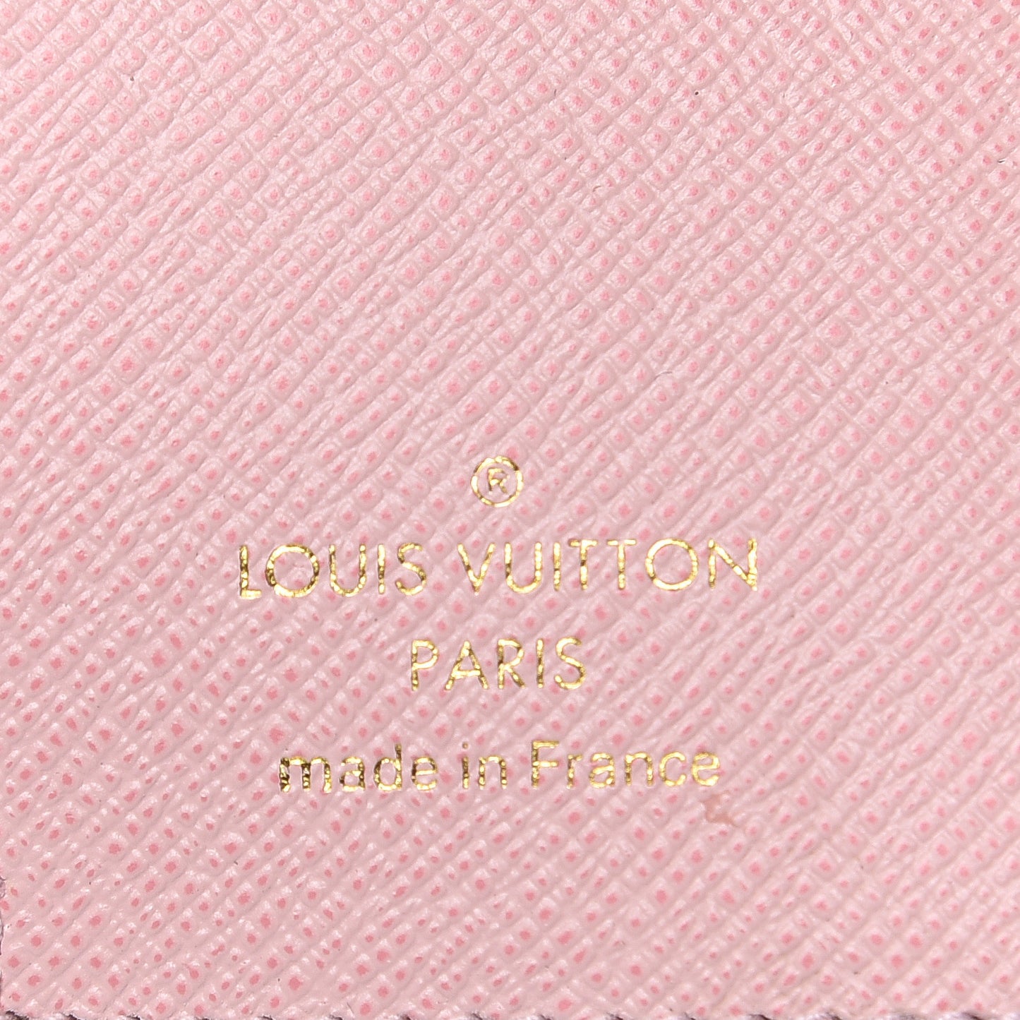 Damier Ebene Zoe Wallet Rose Ballerine