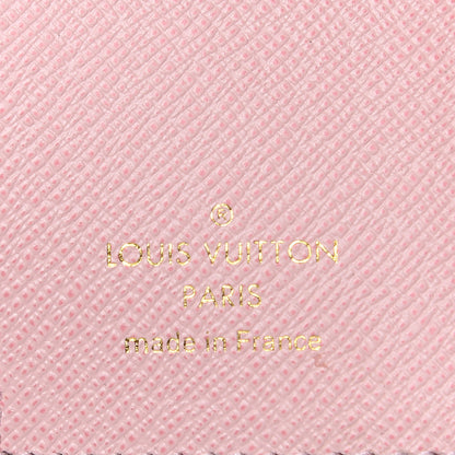 Louis Vuitton Damier Ebene Zoe Wallet Rose Ballerine 6 of 8