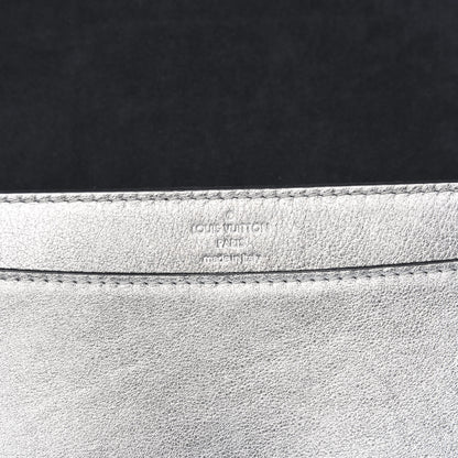 Louis Vuitton Calfskin Neo Sobe Louise EW Clutch Silver 6 of 10