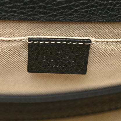 Gucci Dollar Calfskin Crystal Web Mini Dionysus Bamboo Top Handle Bag Black Black Diamond 7 of 10