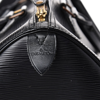 Louis Vuitton Epi Speedy 30 Black 5 of 17