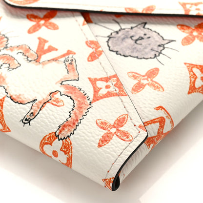 Louis Vuitton Catogram Medium Kirigami Pochette White 8 of 8