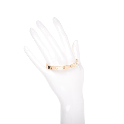 Cartier 18K Yellow Gold LOVE Cuff Bracelet 17 2 of 5