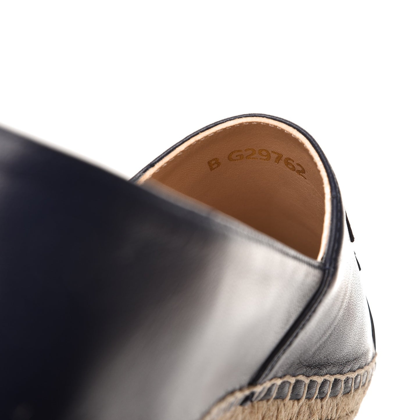 Lambskin CC Espadrilles 36 Navy Black