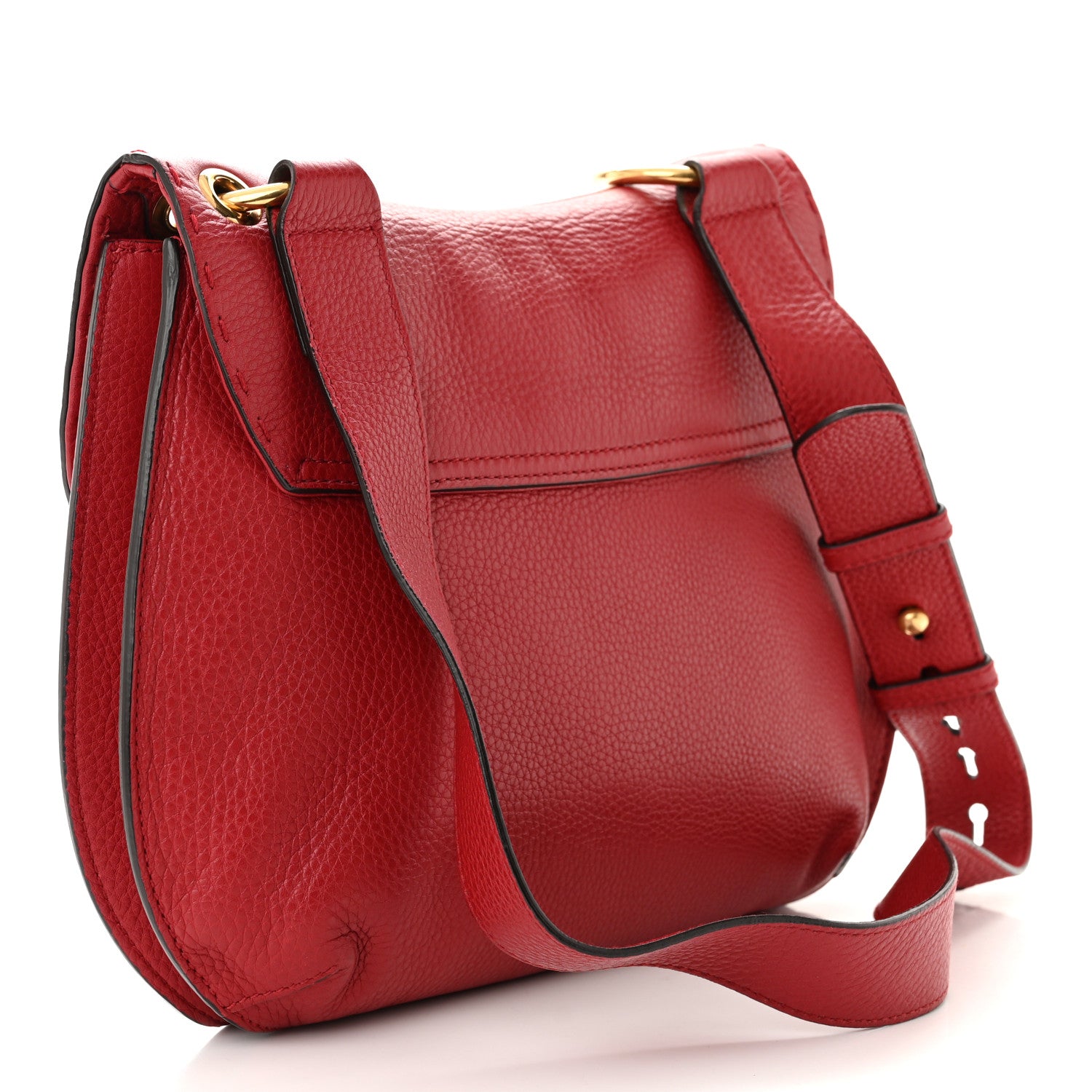 Gucci Cellarius Calfskin Feline GG Marmont Flap Shoulder Bag Vulcanic Red 3 of 11