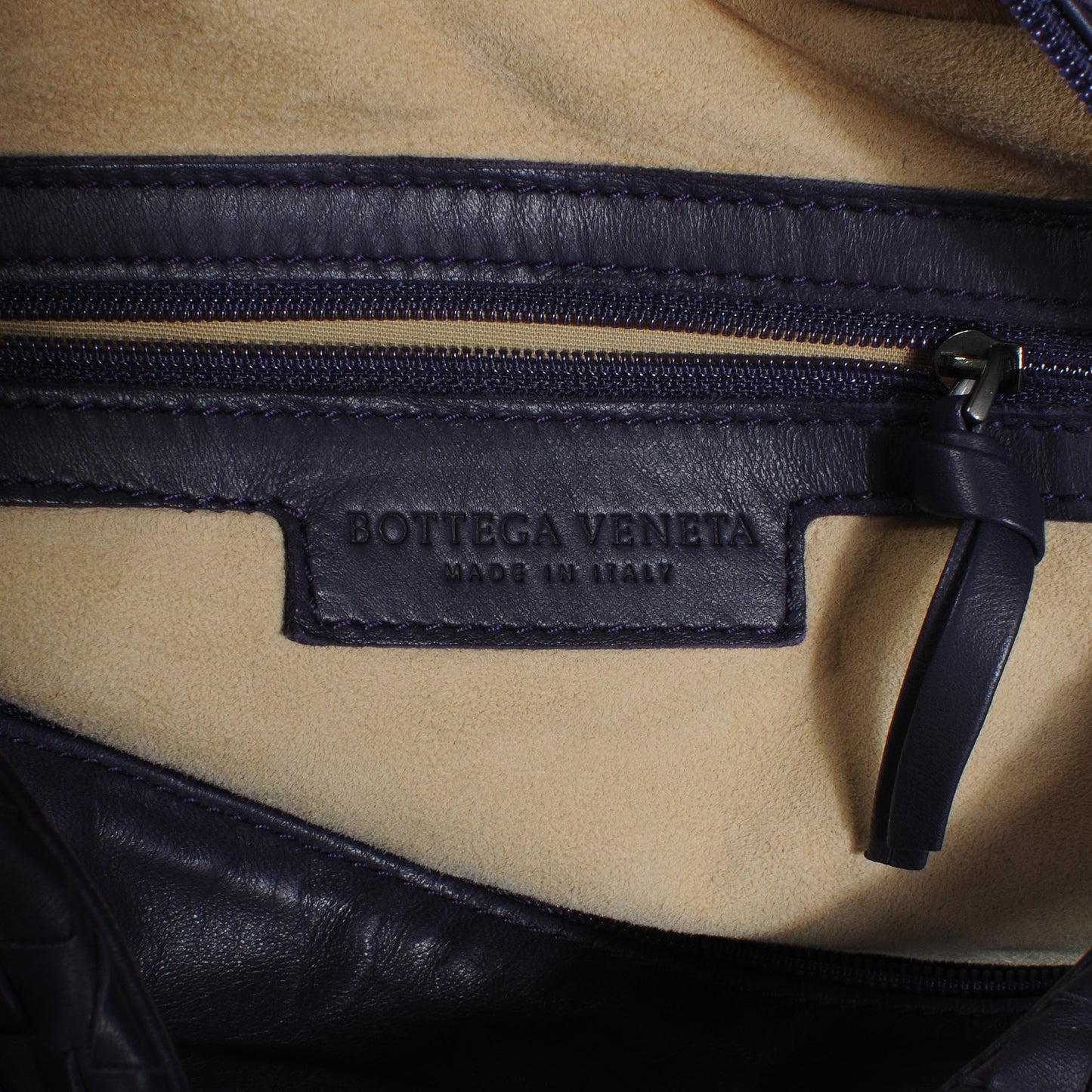 Nappa Intrecciato Large Knot Hobo Purple