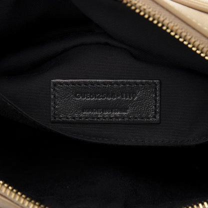 Saint Laurent Calfskin Matelasse Monogram Lou Camera Bag Dark Latte 9 of 9