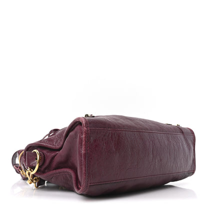 Balenciaga Agneau Classic Gold Hardware S City Violet Prune 5 of 11