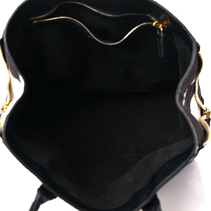Tom Ford Calf Hair Medium Jennifer Trapeze Tote Brown White 5 of 17