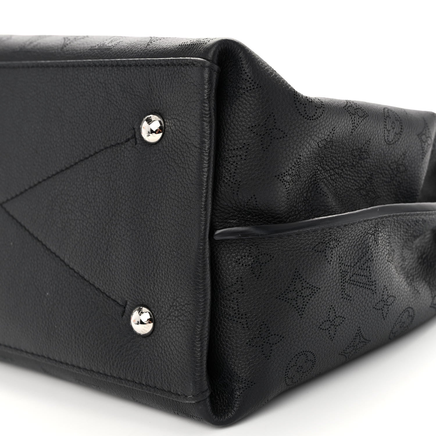 Louis Vuitton Mahina Carmel Hobo Black 9 of 9