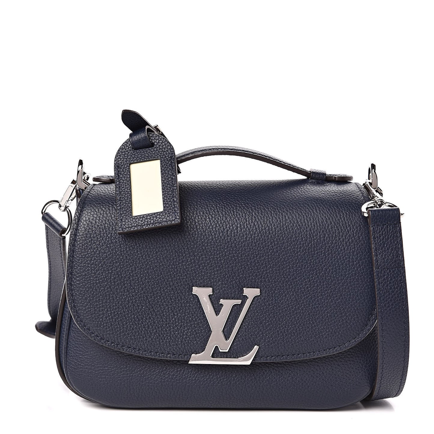 Grained Calfskin Vivienne NM Blue Marine