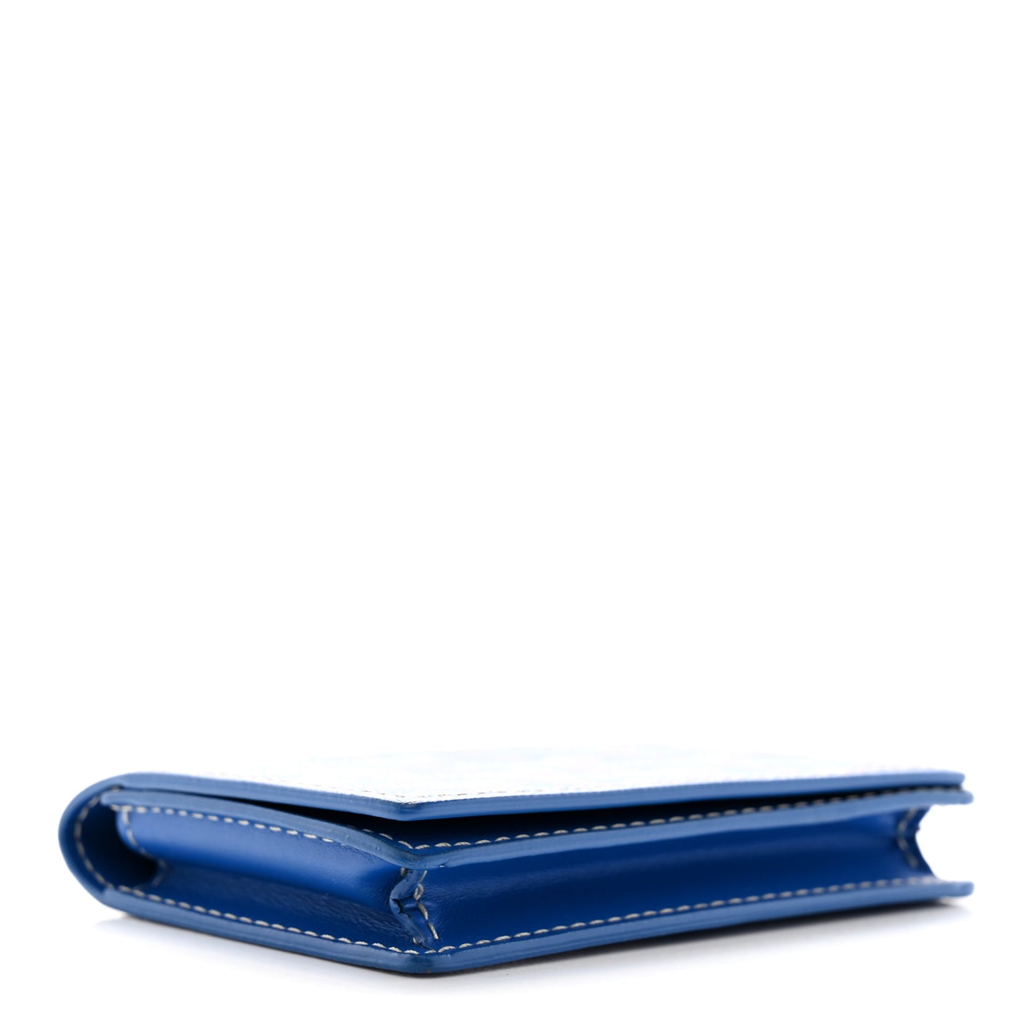 Goyardine Business Card Holder Sky Blue