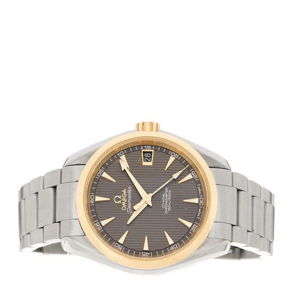 Omega Stainless Steel 18K Yellow Gold 38mm Seamaster Aqua Terra Automatic Watch Grey 231.20.39.21.06.004 2 of 5