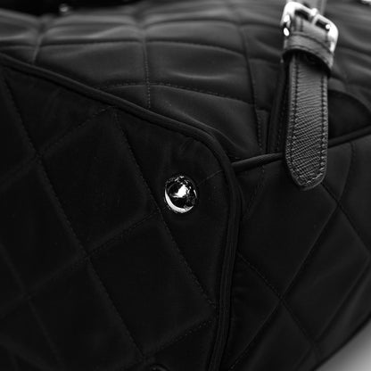 Prada Nylon Tessuto Impuntu Quilted Backpack Black 10 of 10