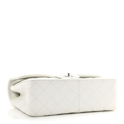 Chanel Caviar Quilted Jumbo Double Flap White 4 of 13