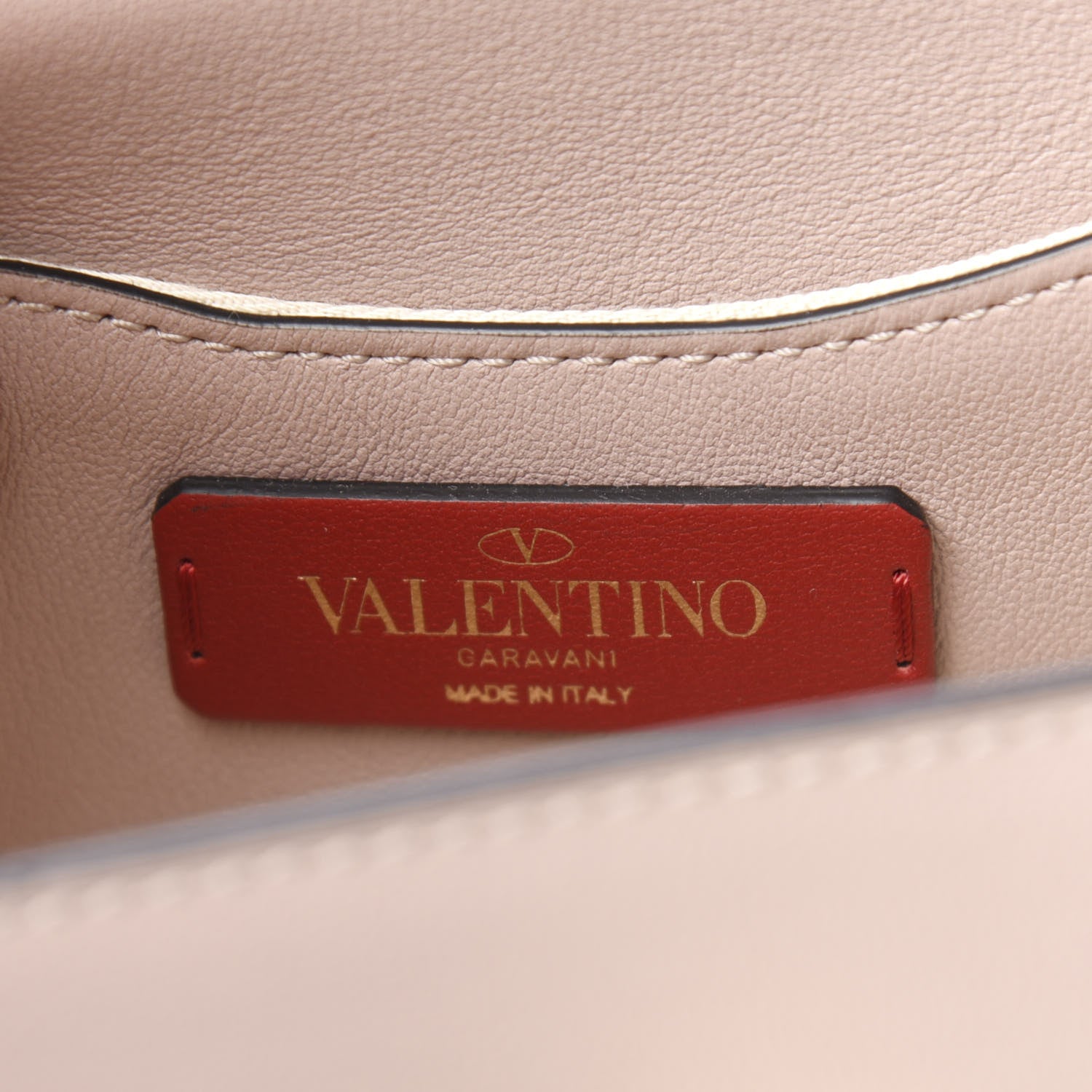 Valentino Garavani Calfskin Mini Rockstud Crossbody Bag Poudre 8 of 9