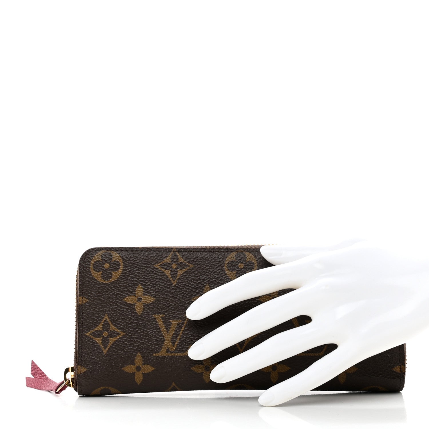Louis Vuitton Monogram Clemence Wallet Fuchsia 2 of 8