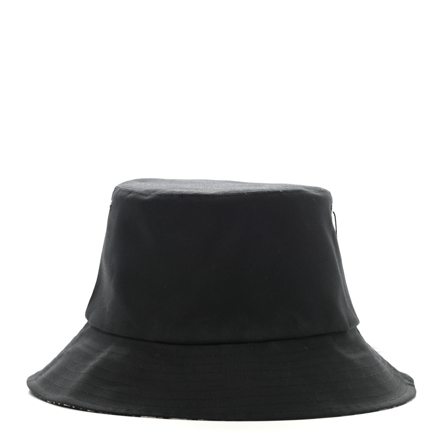 Christian Dior Oblique Cotton Teddy-D Brim Bucket Hat 56 Black 3 of 6