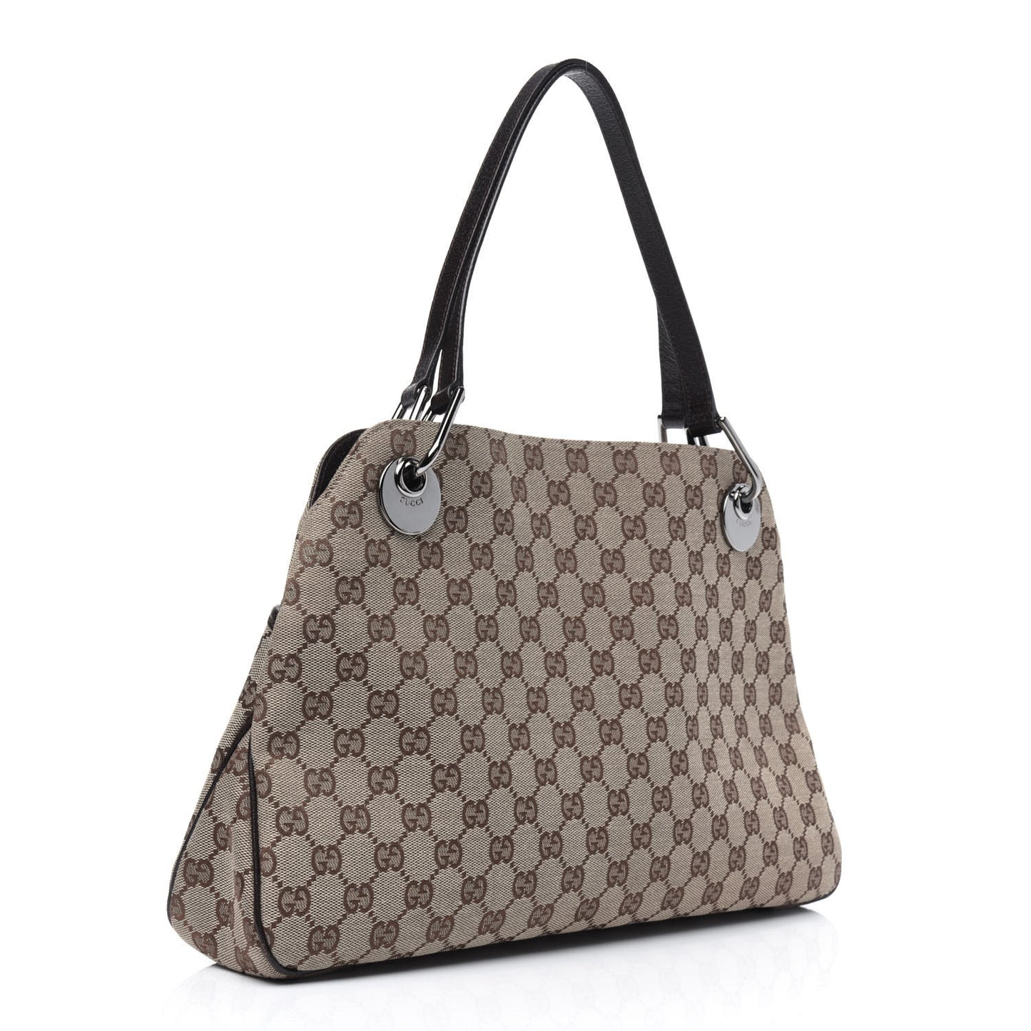 Monogram Medium Eclipse Shoulder Bag Dark Brown