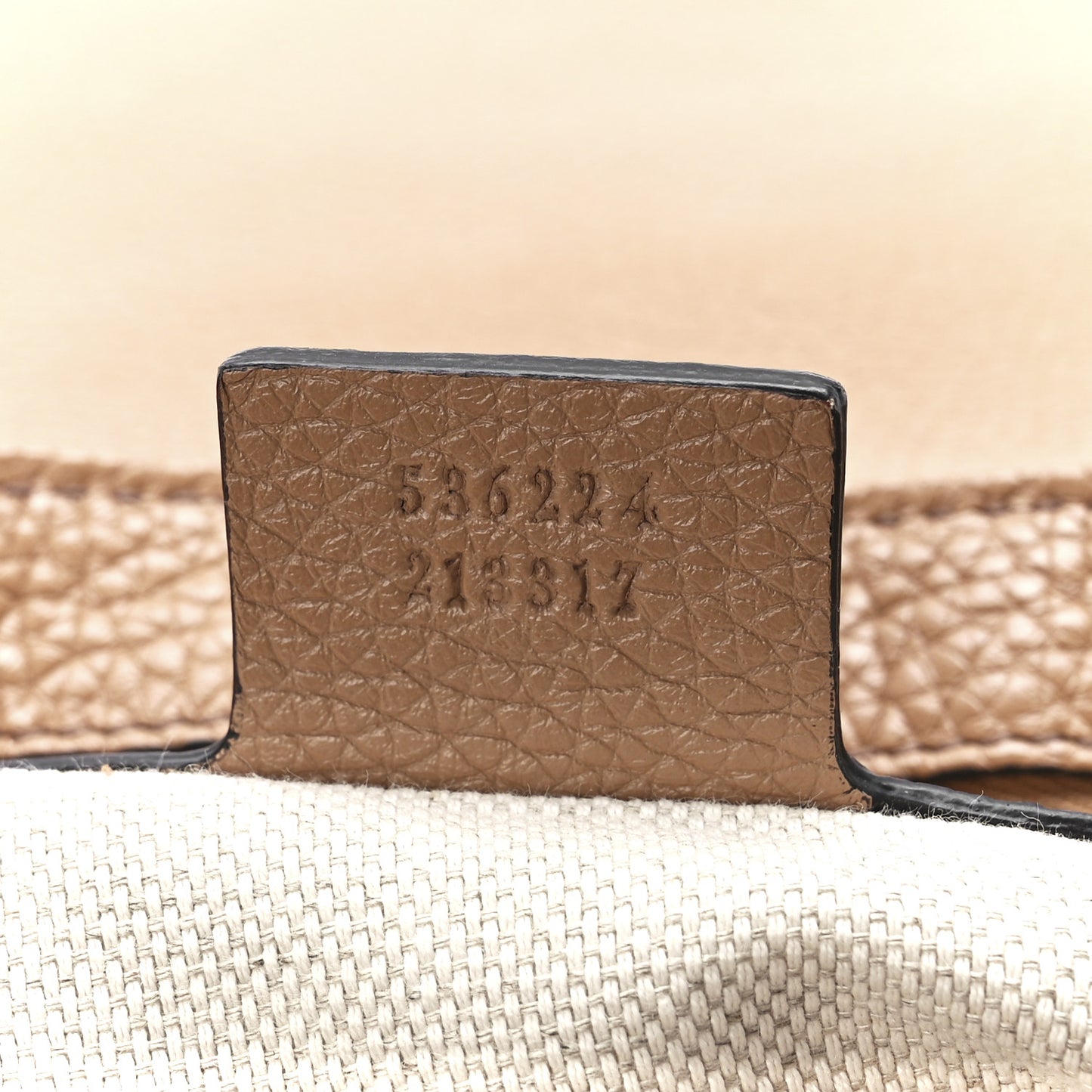 Pebbled Calfskin Medium Soho Flap Crossbody Camelia