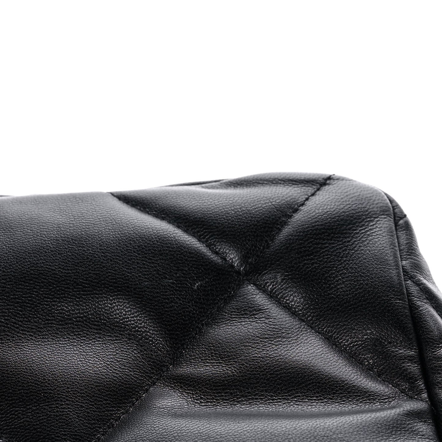 Goatskin Quilted Large Chanel 19 Flap Black
