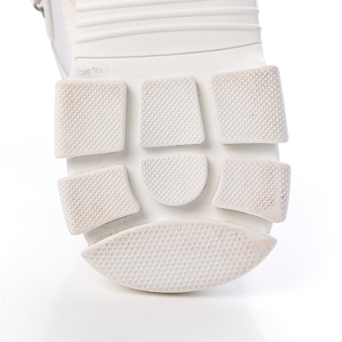 X SEGA Mesh Calfskin Suede Womens Flashtrek Sneakers 36.5 Great White