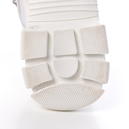 Gucci X SEGA Mesh Calfskin Suede Womens Flashtrek Sneakers 36.5 Great White 10 of 15