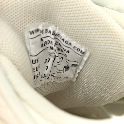 Balenciaga Rubber Mesh Tri-Color Womens Track.2 Open Sneakers 37 Mint Light Beige Grey 8 of 8