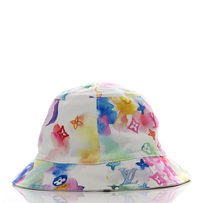 Louis Vuitton Watercolor Cotton Transformable Bob Bucket Hat 60 Multicolor 10 of 14